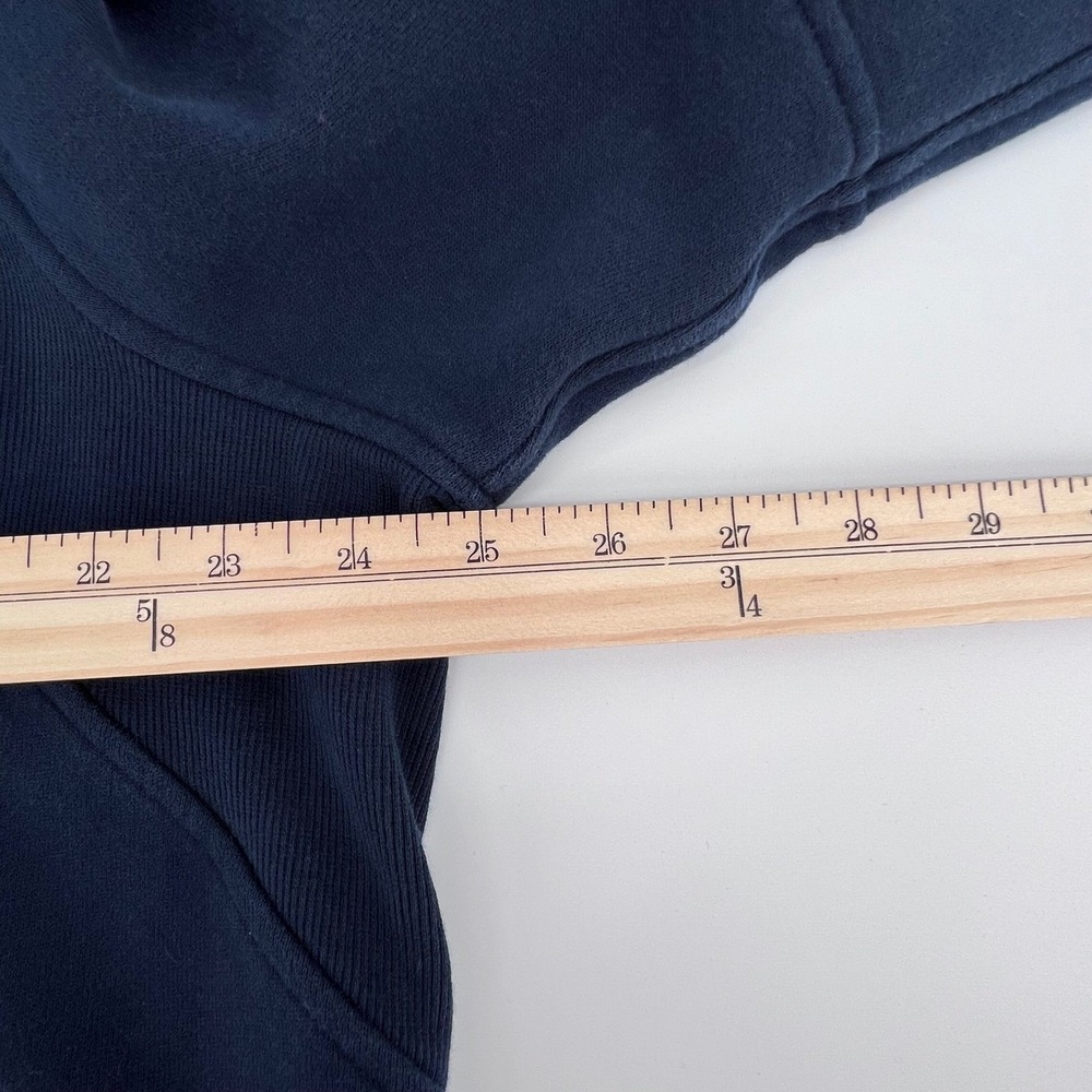 Lululemon Scuba Oversized Funnel Neck Hoodie Navy Blue Cropped XL/XXL - Picture 4 of 5